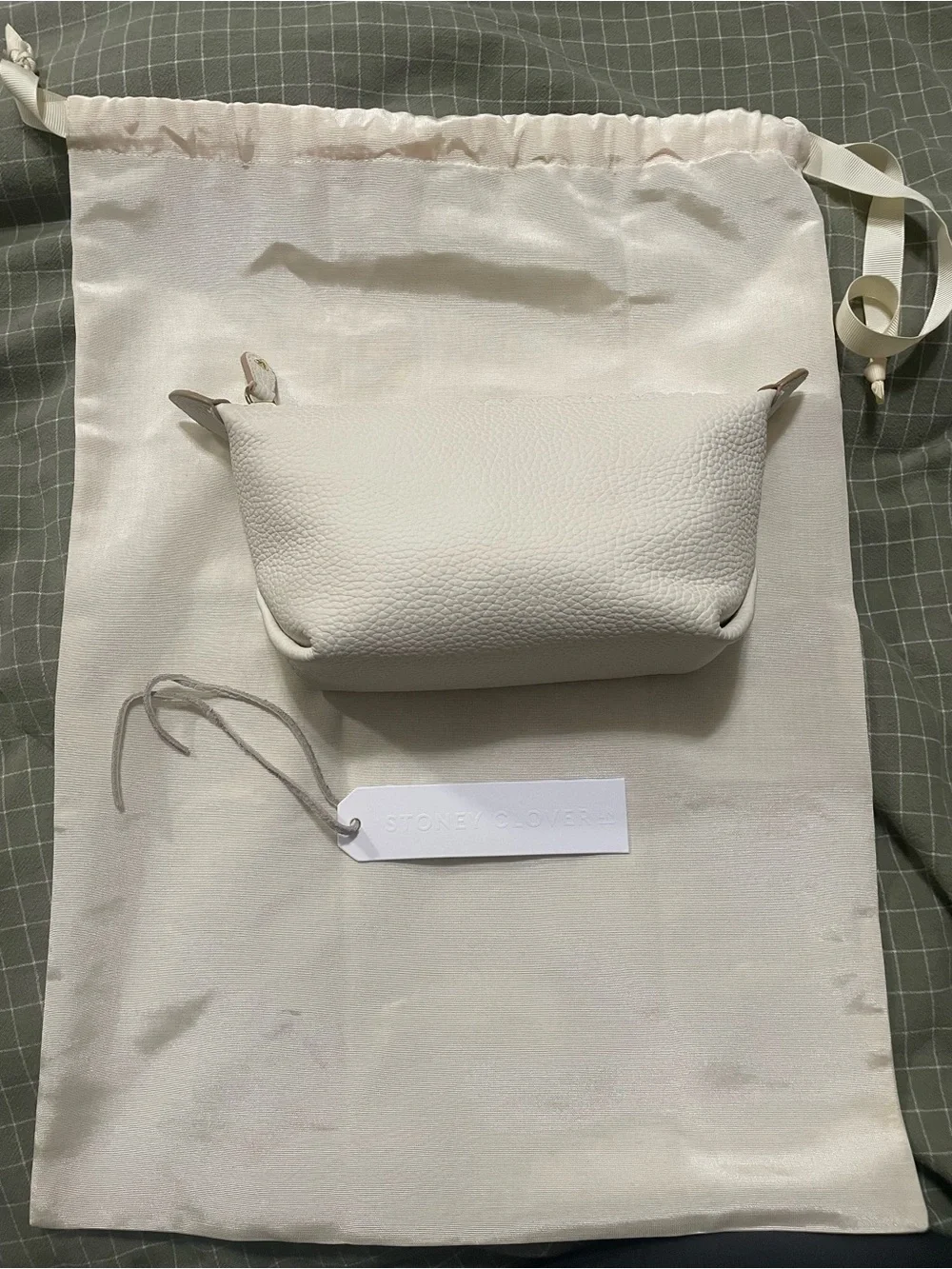 Stoney Clover Lane Vanilla Leather Pouch